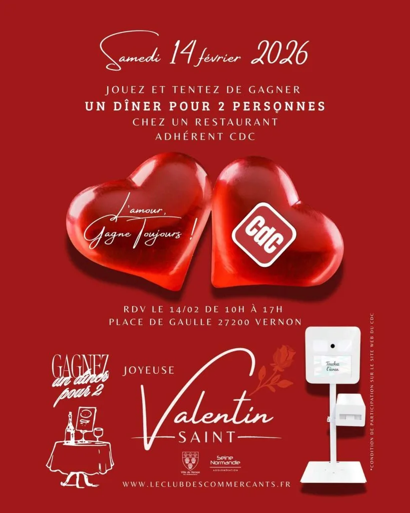 Le 14 février, jeu de la St Valentin