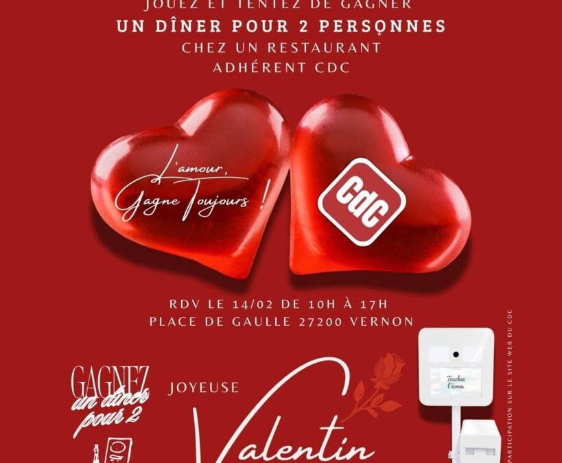 Le 14 février, jeu de la St Valentin